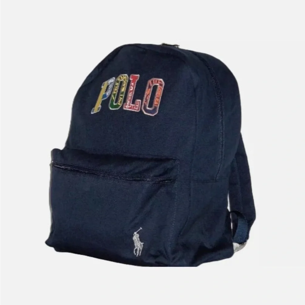 Ralph Lauren Polo Multicolor Logo Backpack - Picture 2 of 4